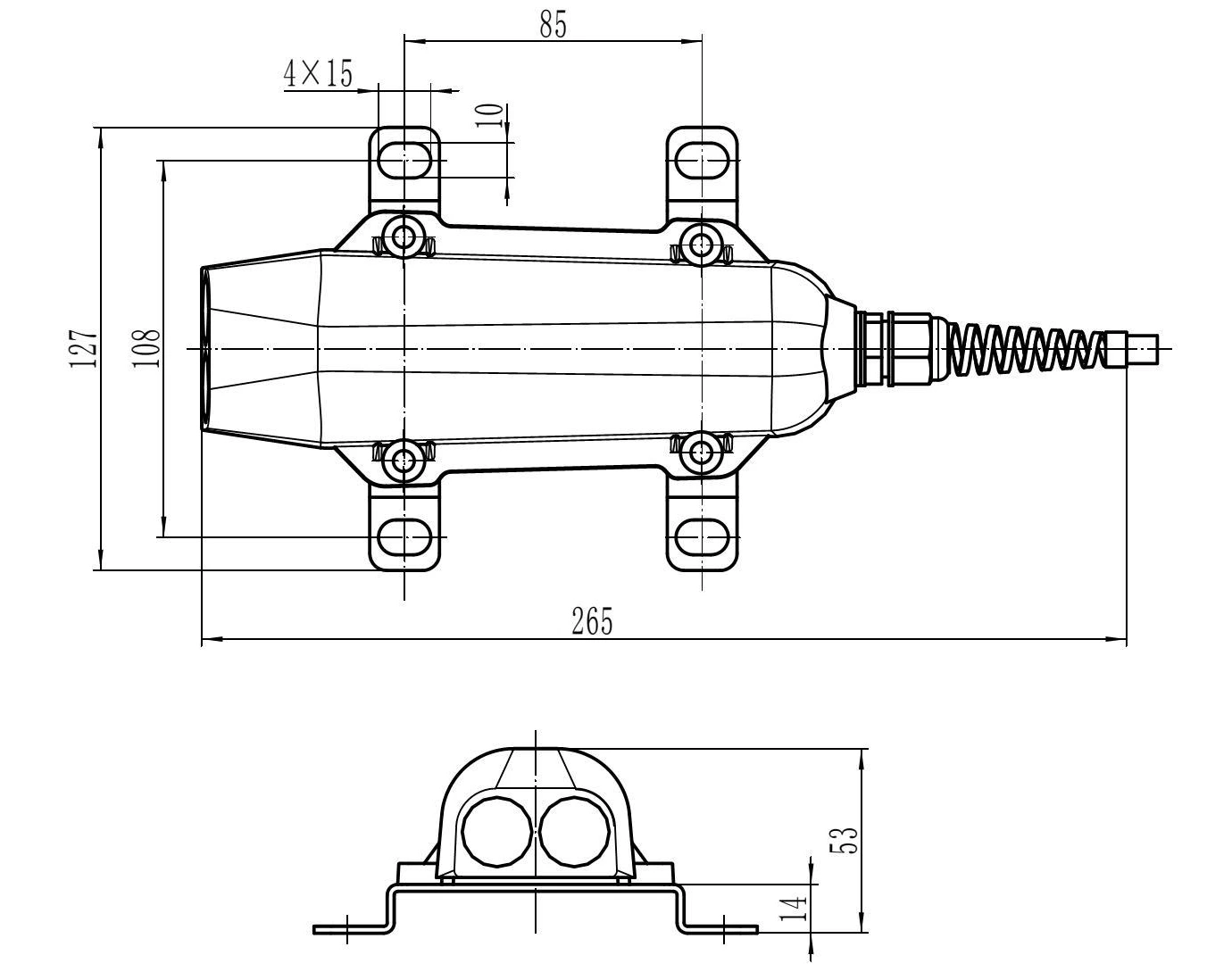 SUP-FSD300 Ultrasonic Doppler Flow Meter