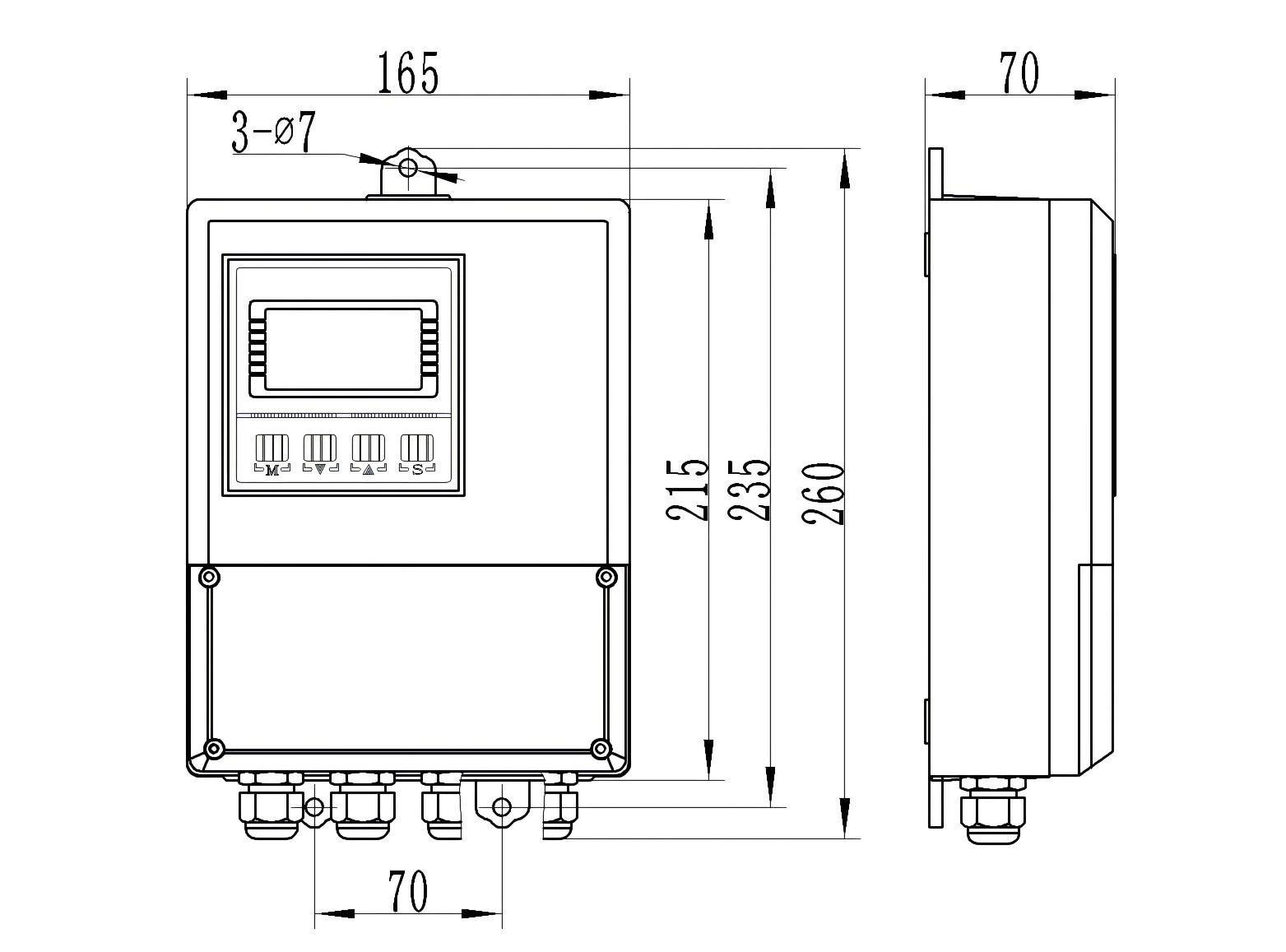 SUP-FSD300 Ultrasonic Doppler Flow Meter