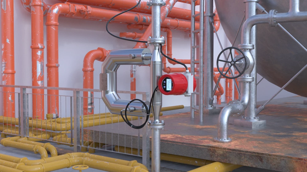 FCC-300 Coriolis Effect Mass Flow Meter For Oil, Gas, Liquid Processing