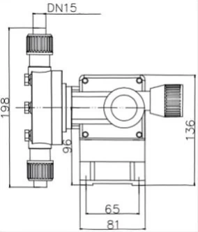 Mechanical diaphragm metering pump