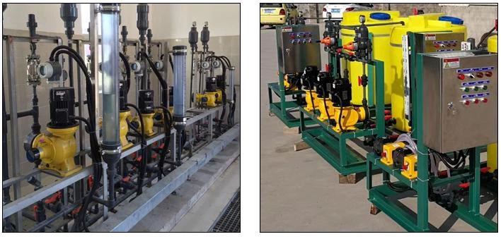 Mechanical diaphragm metering pump