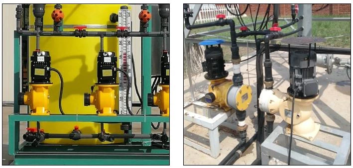 Mechanical diaphragm metering pump