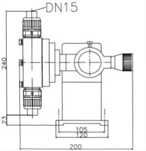 Mechanical diaphragm metering pump
