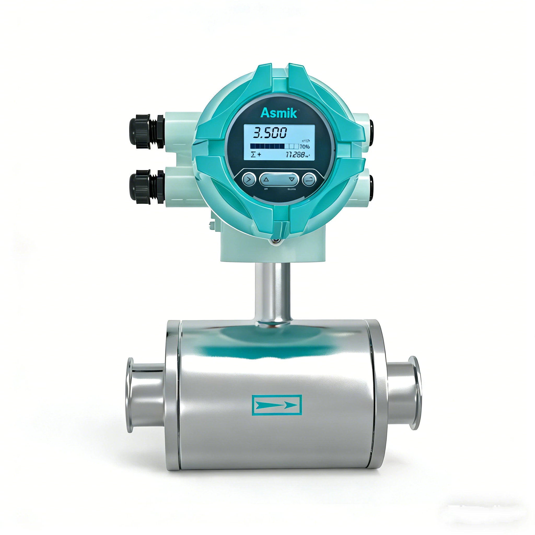 Sanitary electromagnetic flowmeter
