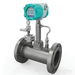 vortex flowmeter with temp and pressure compensation