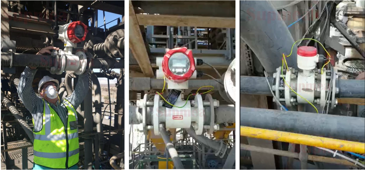 Asmik magnetic flowmeter used in south african
