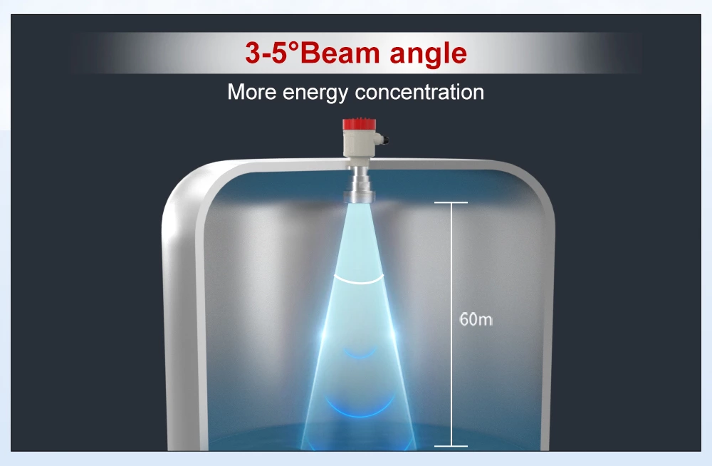 Asmik 80GHz Radar level meter